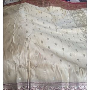 Pure Silk Saree.  Heavy Salu.