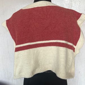 Crop Vest Sweater