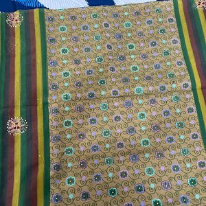 Fancy Saree - Mixed Cotton