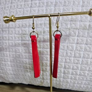 Beautiful Red Tessels Earring