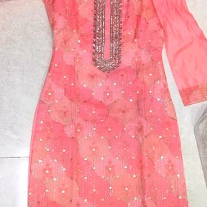 pakistani suit pink