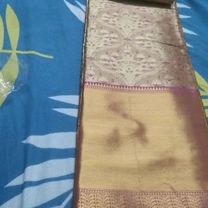 Gold Pure Tissue Kanjeevaram Saree