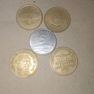 Rare 5₹ Coins Combo