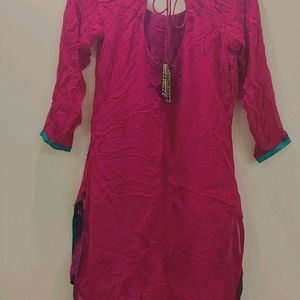 Magenta Colour Full Suit Se With Dupatta