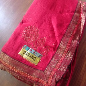 Border Design Red❤️ Saree