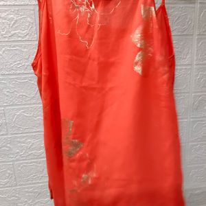 Dorothy Perkins Coral Orange Segeti Talks Top"