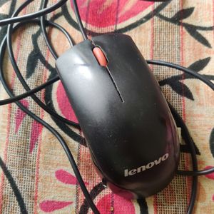 Wired Lenovo Mouse