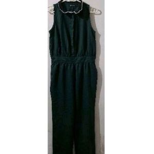 Sassafras Green Party Wear Jumpsuit