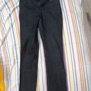 Charcoal Black Women's Jeans In Good Condition