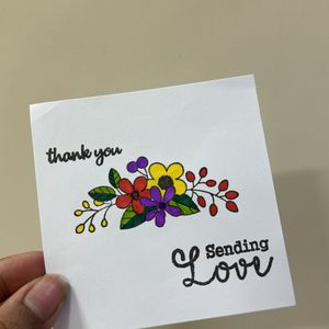 Thank You Paper Note