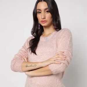 PINK FULL SLEEVES PULLOVER