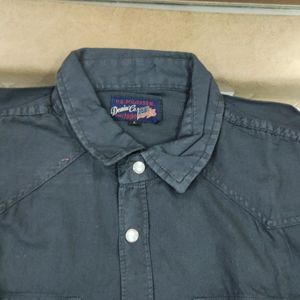 Charcol Denim Look Shirt