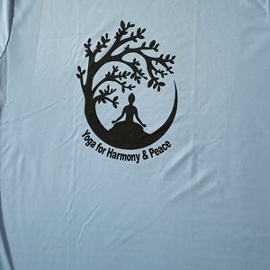 Yoga Meditation tree tshirt.