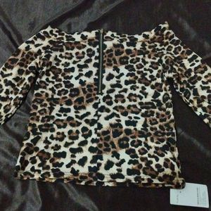 Tiger Print Top