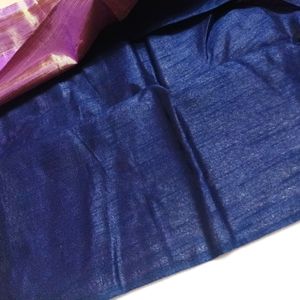 Double Shade Poly Cotton Saree