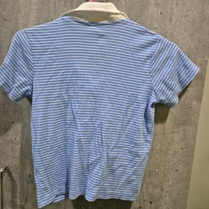 Aesthetic Polo Crop Top