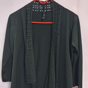 Branded Black Shrug For Girls