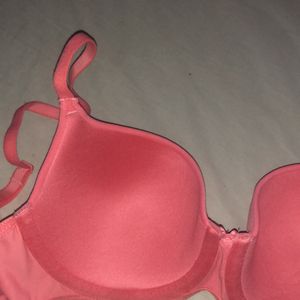 Watermelon Pink Full Cup Bra Never Used 32D