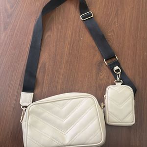 Beige Slingbag