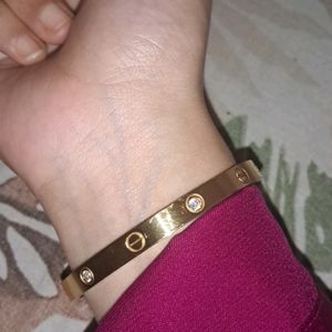 Cartier Gold Stainless Steel Bracelet