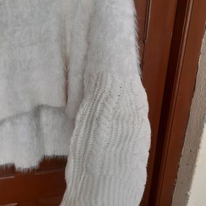 High Low Furr Sweater