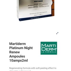 Martiderm Night Renew Serum - Skin Care