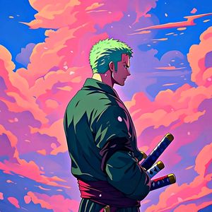 Roronoa Zoro Poster. One Piece. Anime Wall Decor