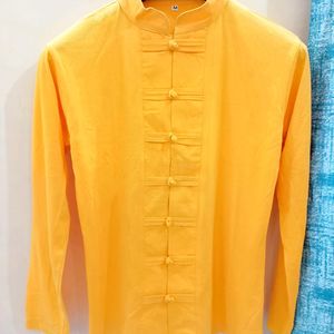 YELLOW Men's Jacket And Shrug