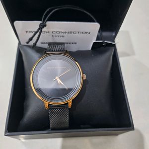 French Connection Black Analog Watch