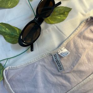 H&M square neck top