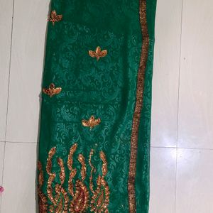 Sequin  Saree