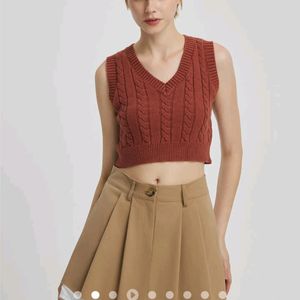 Urbanic Style Knitted Crop Top