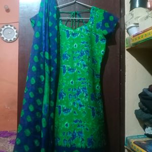 Stiched Kurta And Dupatta .