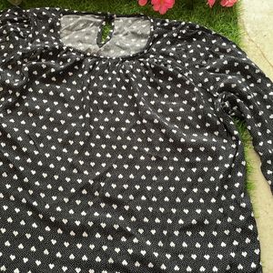 Polka Dotted Hip cover Top