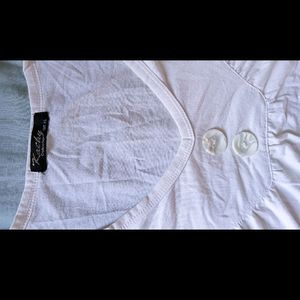 Plane White Top For Women