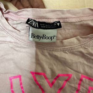 ZARA PINK T-SHIRT