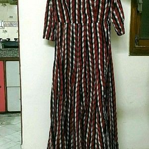 Flared Ethnic Gown