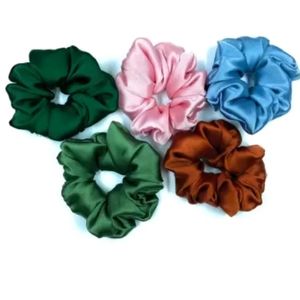 Satin Silk Scrunchies