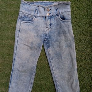 Hight Waist Quarter jeans