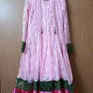 Heavy Anarkali Net Fabric