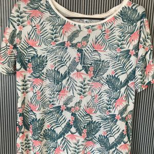 Tropical printed tshirt