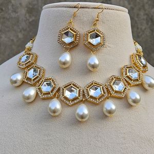 Kundan With Pearl Necklace