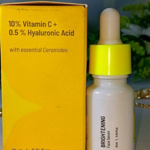 10% Vitamin C + 0.5% Hyaluronic Acid Face Serum