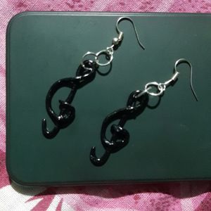 Music Clay Earrings