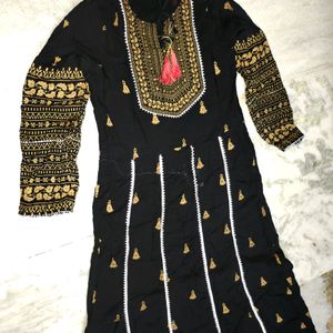 Long Ethnic gown with dupatta set