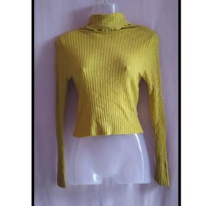 Yellow Highneck Top