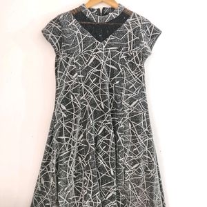 Black And Silver Dress ( Women)