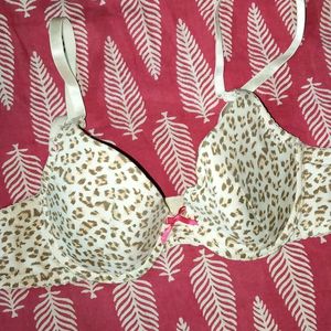 🍒😍 Sexy Cheeta Print Double Push Up Bra 34b