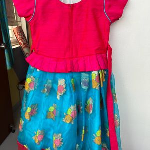 4-5yrs Kids Ethnic Party Wear Dress