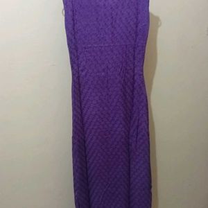 Lavender Chikankari Kurta Set